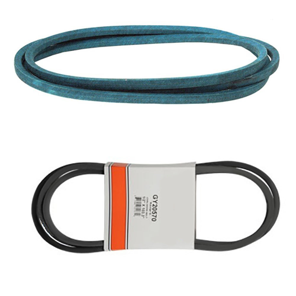 Deck & Drive Belt Combo Fits John Deere 102 L100 L1742 LA100 LA105 D100 42" Deck