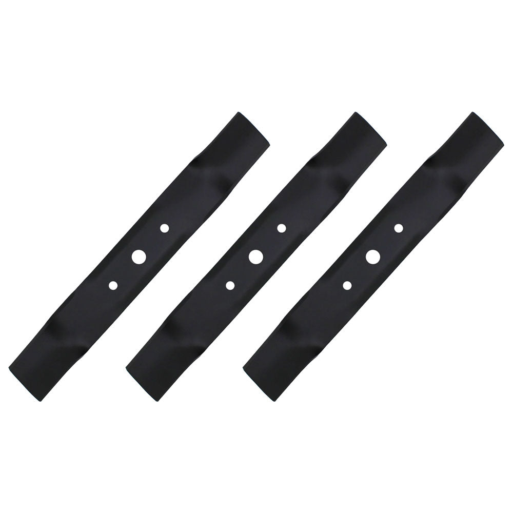 Set of 3 High Lift Mower Blades for 48"Deck/Cut 10634 GX20434 R10634