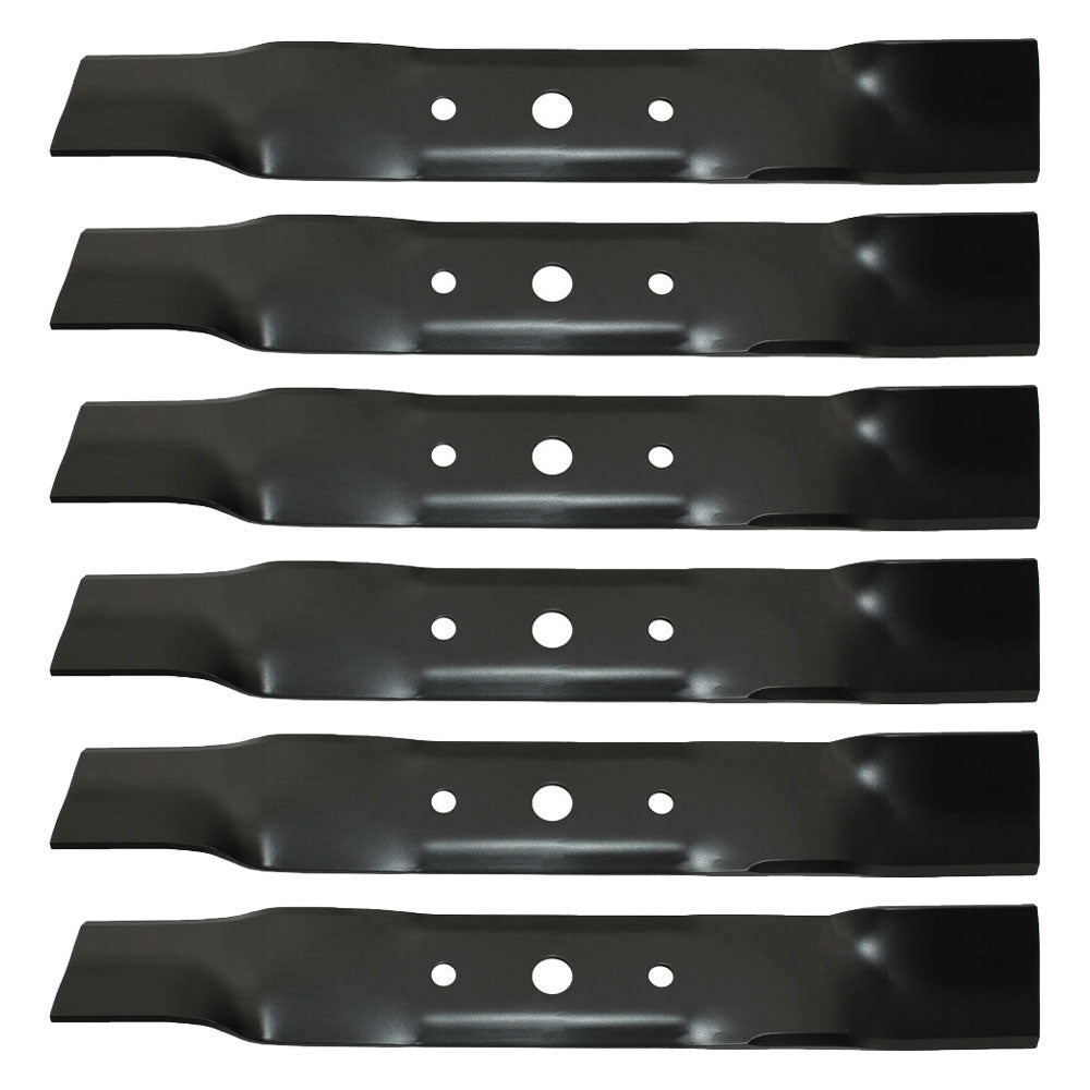 6 MOWER BLADES Fits John Deere MODEL L120 L130 w/ 48 CUT GX20250 GY20568