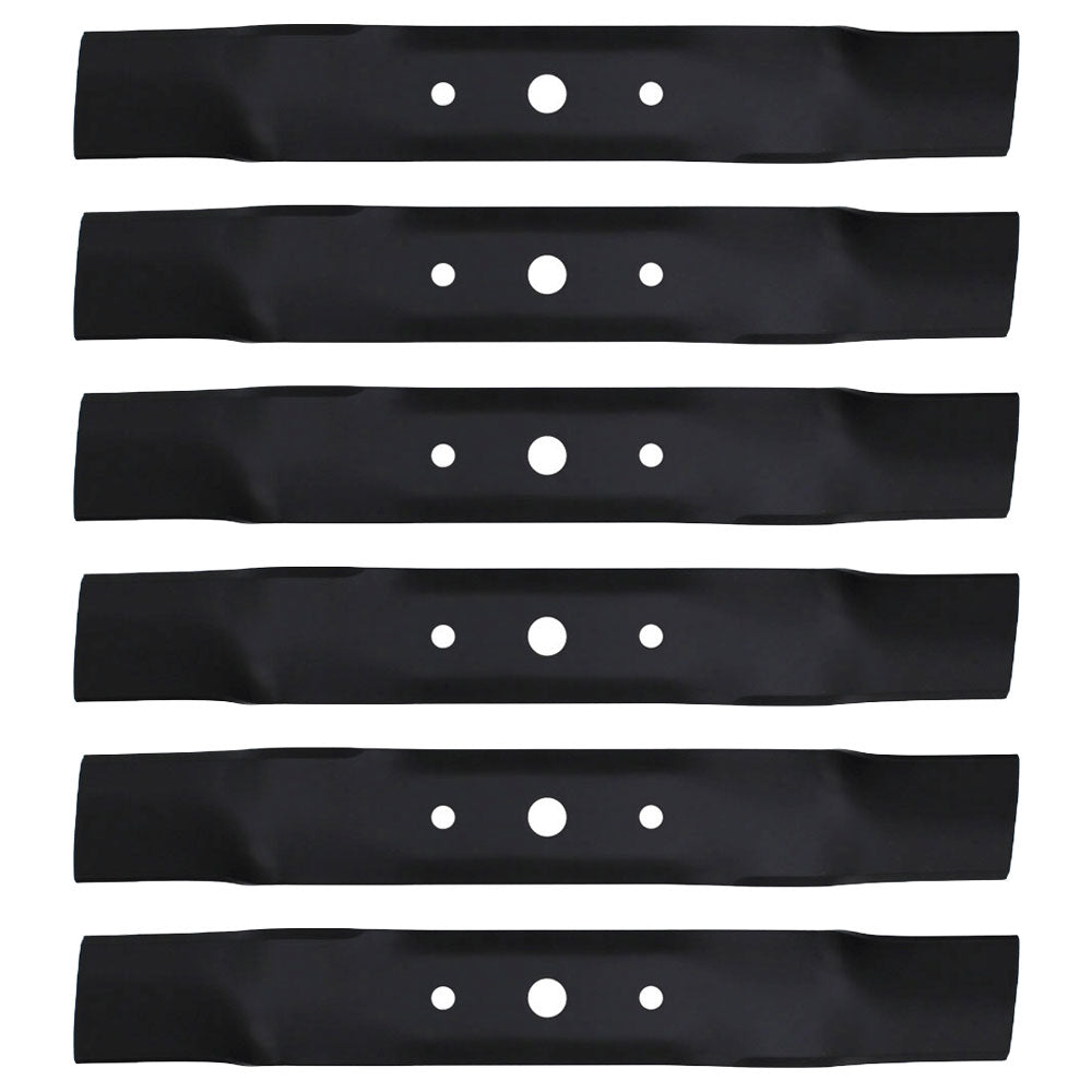6 MOWER BLADES Fits John Deere MODEL L120 L130 w/ 48 CUT GX20250 GY20568