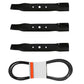 GX20250 Deck Kit Belt & Two Blades GY20568 Fits John Deere 48" Deck  L120 L130