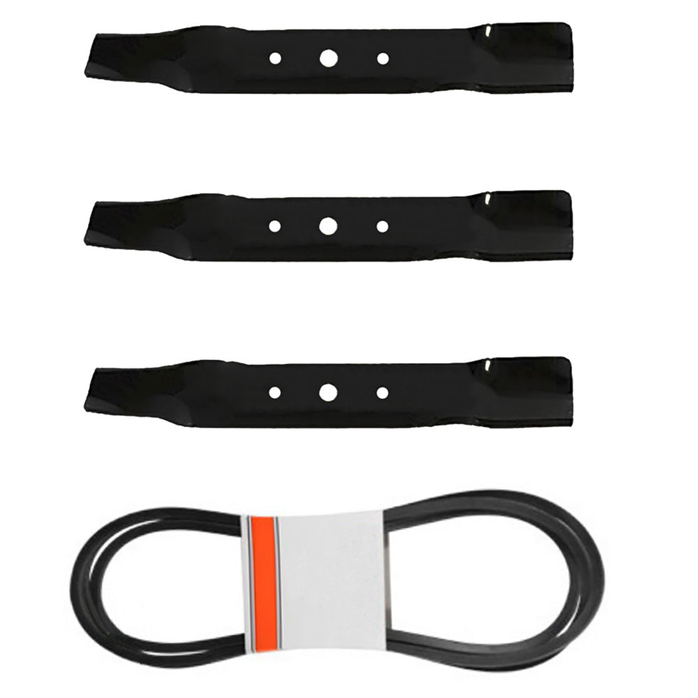 GX20250 Deck Kit Belt & Two Blades GY20568 Fits John Deere 48" Deck  L120 L130