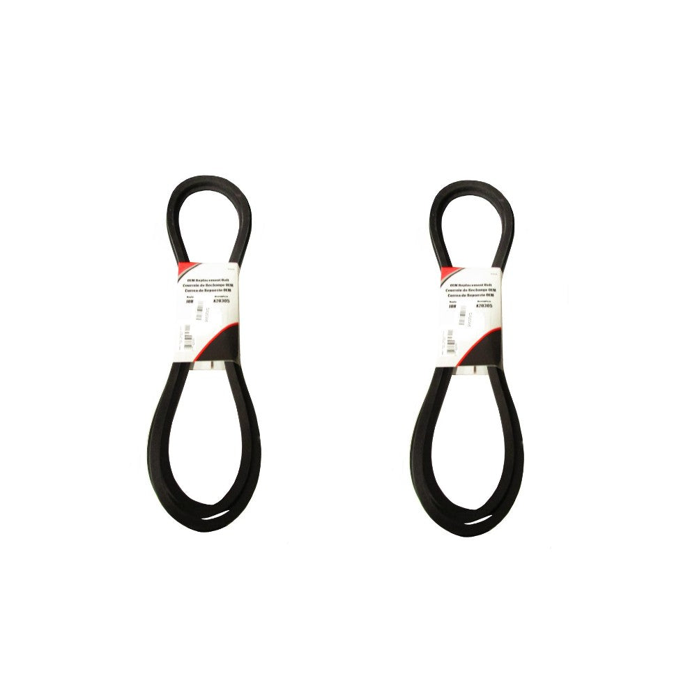 Qty 2: Platform Drive Belts 
 Fits Sabre Replaces GX20305 Made with Aramid