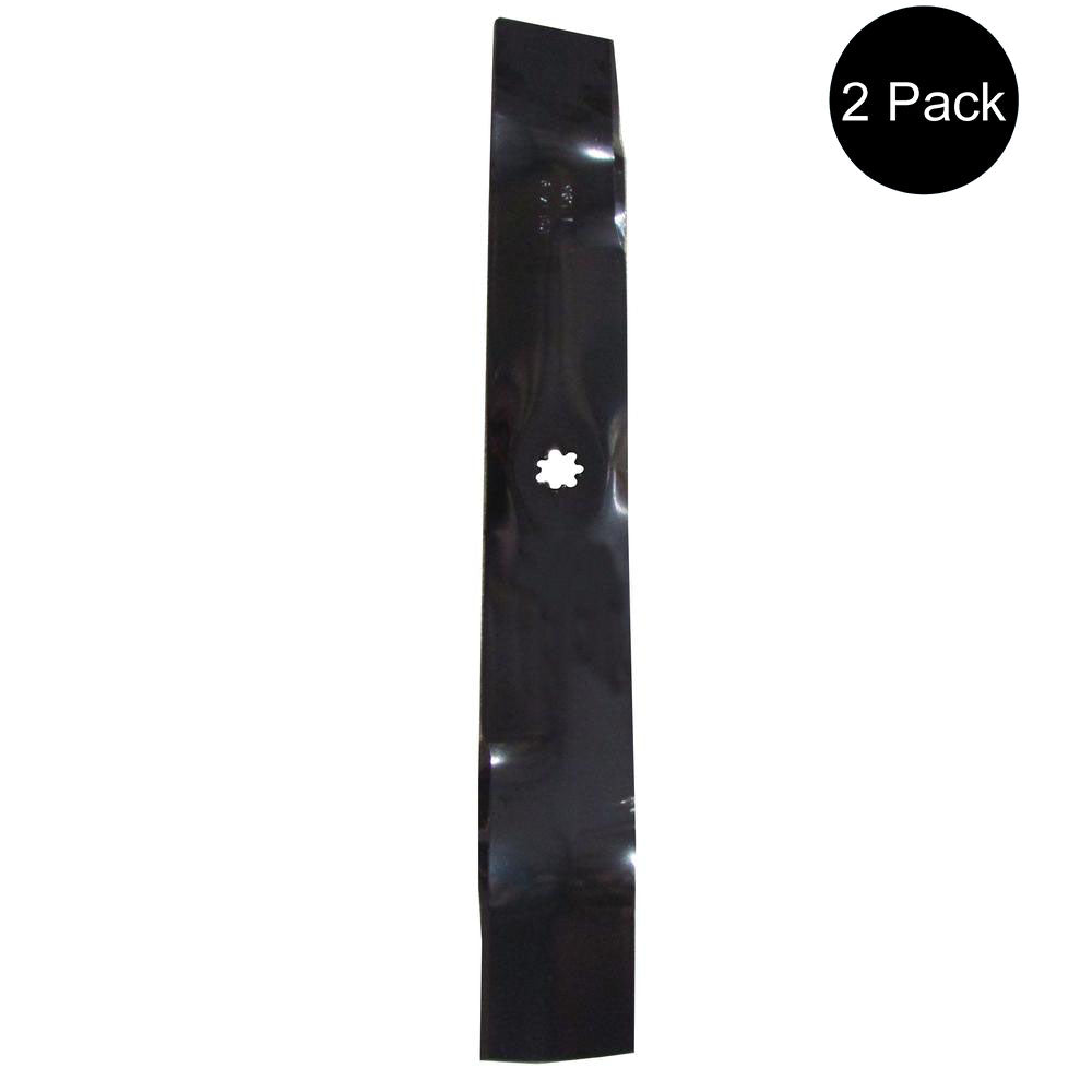 (2) 42" Mower Deck Blades AM137333 Fits John Deere D110 D120 D100