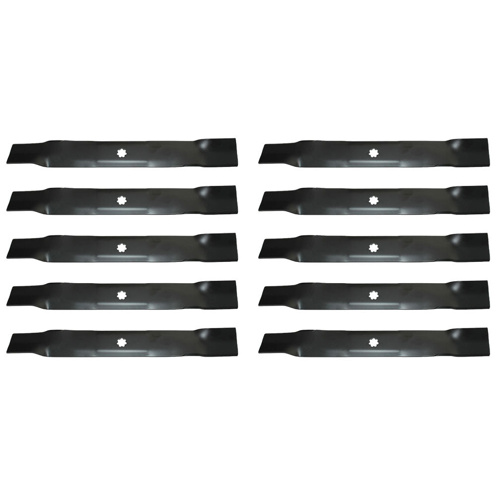 10-Pack GX22151 GY20850 Mulching Blades Fits John Deere 42" EZTrak Z225 Z335