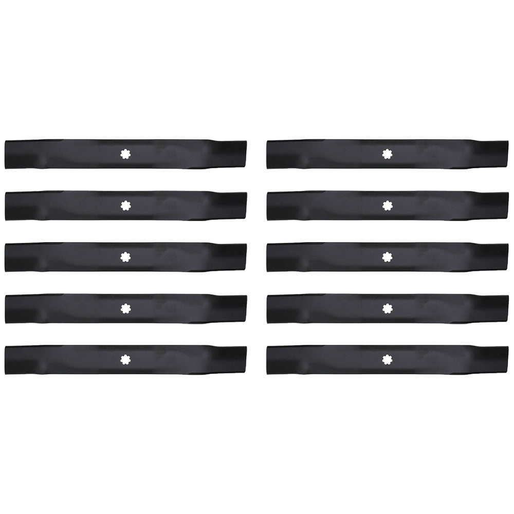 10-Pack GX22151 GY20850 Mulching Blades Fits John Deere 42" EZTrak Z225 Z335