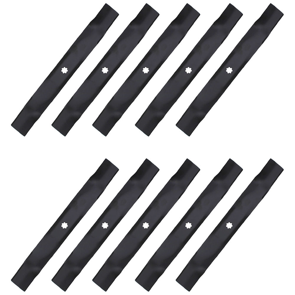 10-Pack GX22151 GY20850 Mulching Blades Fits John Deere 42" EZTrak Z225 Z335