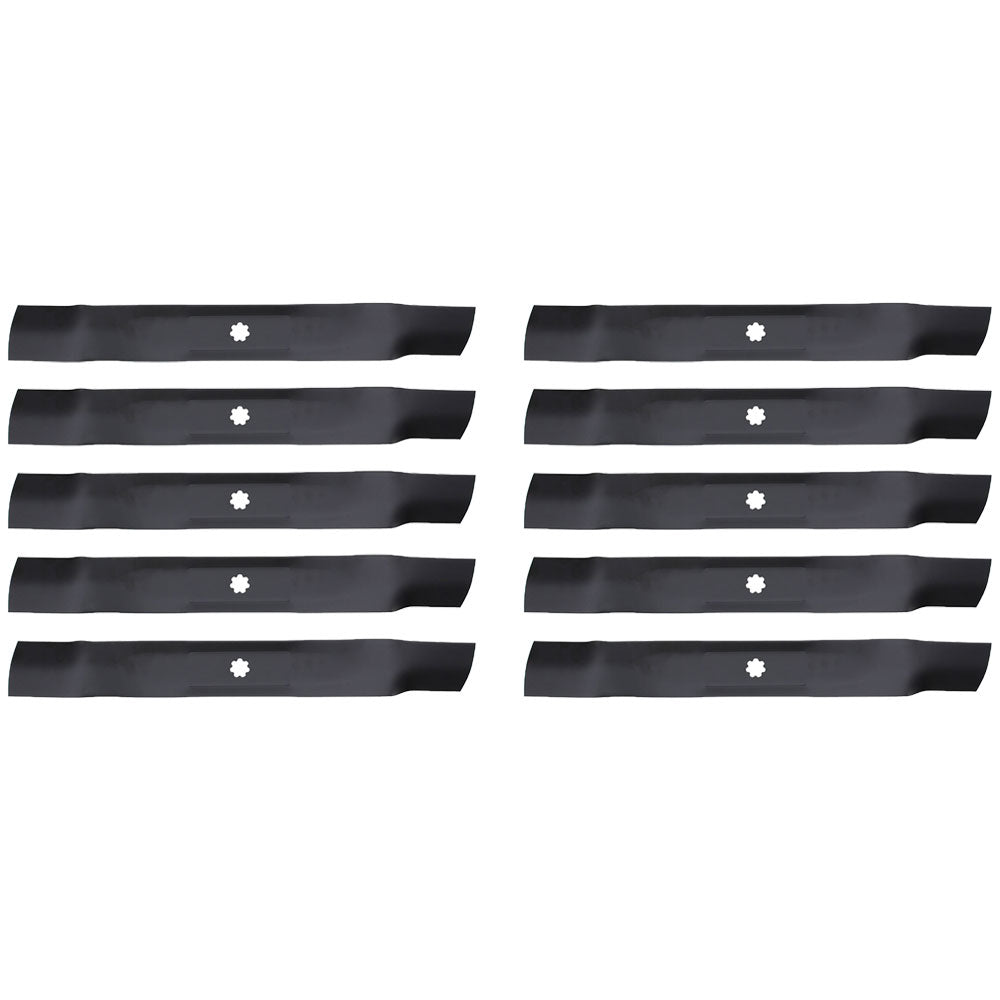 10-Pack GX22151 GY20850 Mulching Blades Fits John Deere 42" EZTrak Z225 Z335