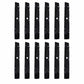 12pk Mower Blades AM137333 GX22151 GY20850 Fits John Deere D100 D110 LA125 LA135