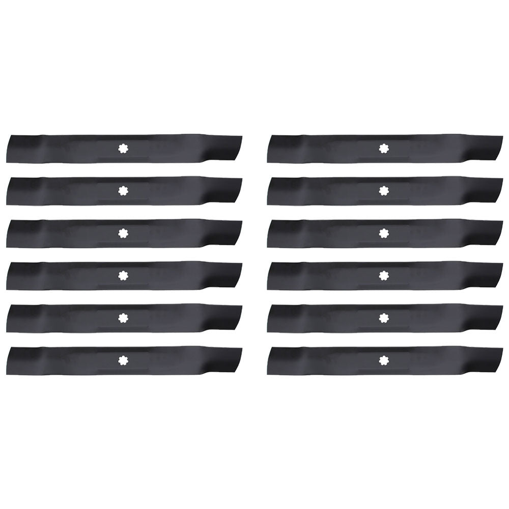 12-Pack GX22151 GY20850 Mulching Blades for 42" Fits John Deere EZTrak Z225 Z335