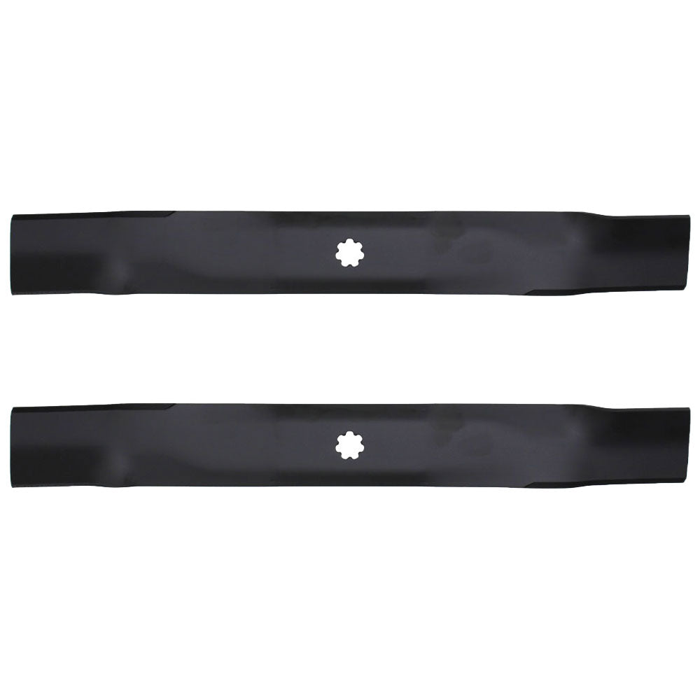Set of 2-42" Predator Mulching Mower Blades Fits John Deere AM137327