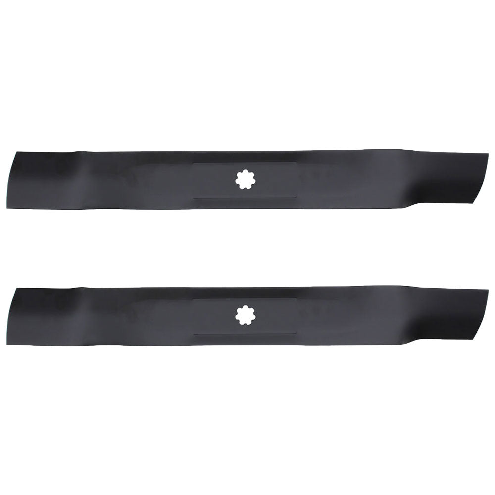 Set of 2-42" Predator Mulching Mower Blades Fits John Deere AM137327