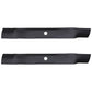 (Set of 2) 42" Lawnmower blades to fit Fits John Deere LA series star lock