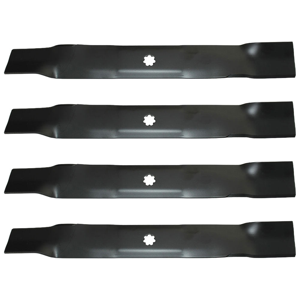 4PK Mower Blade AM137327 Fits John Deere 42" E100 E110 E120 E130 E140