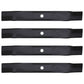 4PK Mower Blade AM137327 Fits John Deere 42" E100 E110 E120 E130 E140