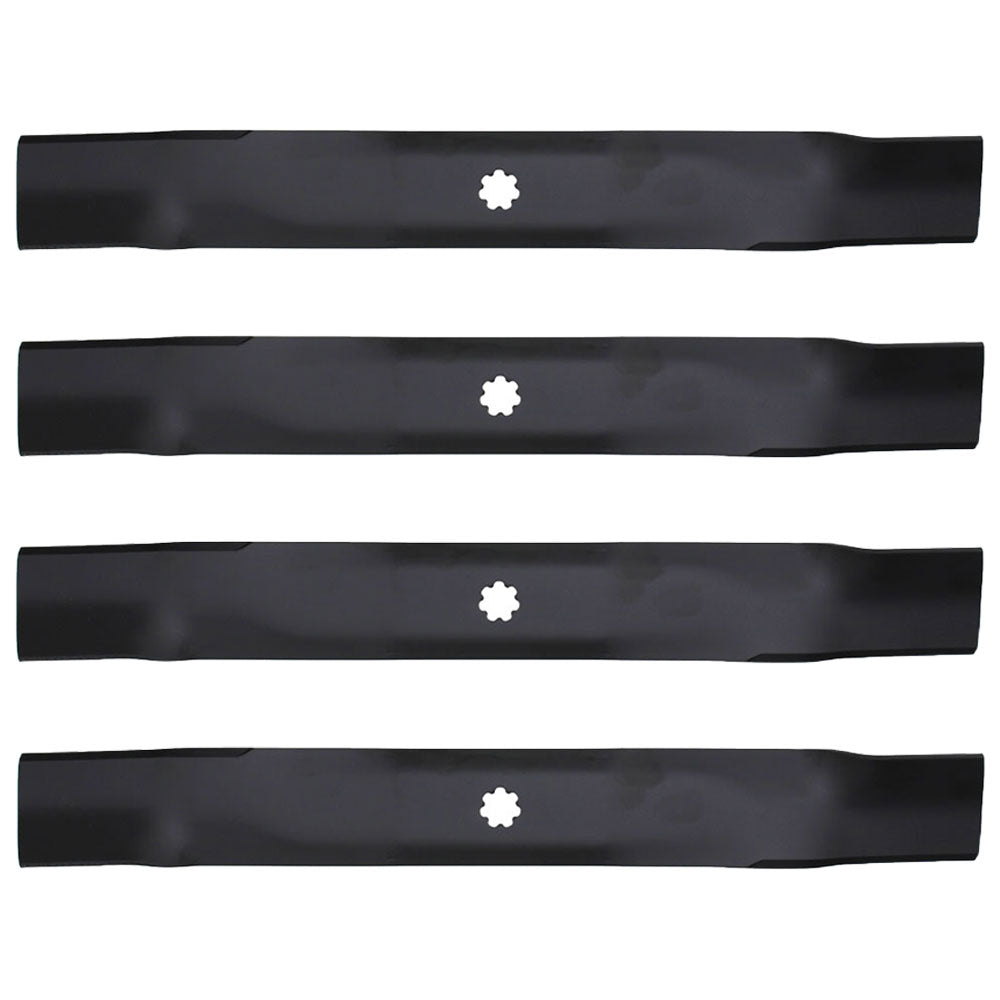 4PK Mower Blade AM137327 Fits John Deere 42" E100 E110 E120 E130 E140