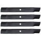 4PK Mower Blade AM137327 Fits John Deere 42" E100 E110 E120 E130 E140