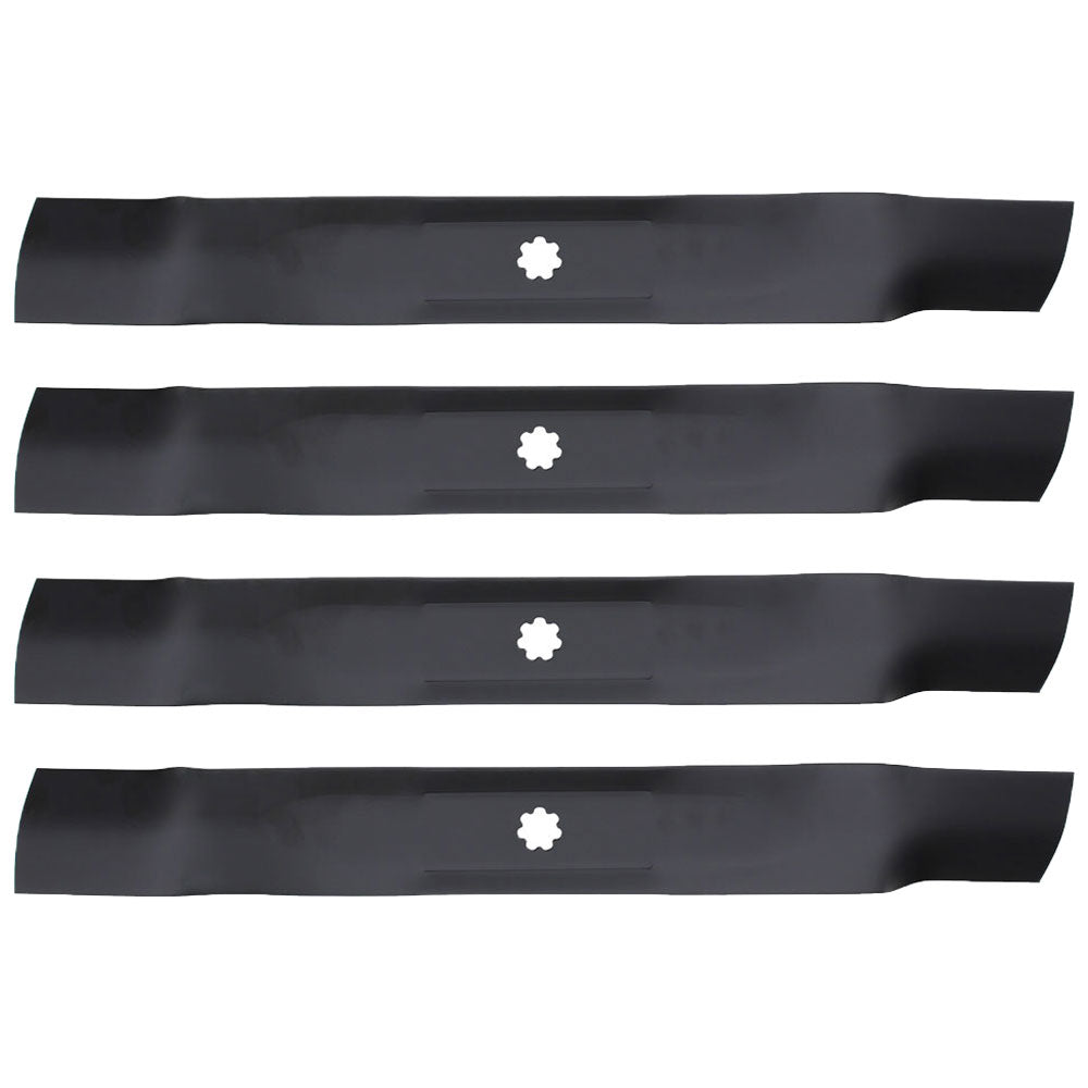 4PK Mower Blade AM137327 Fits John Deere 42" E100 E110 E120 E130 E140