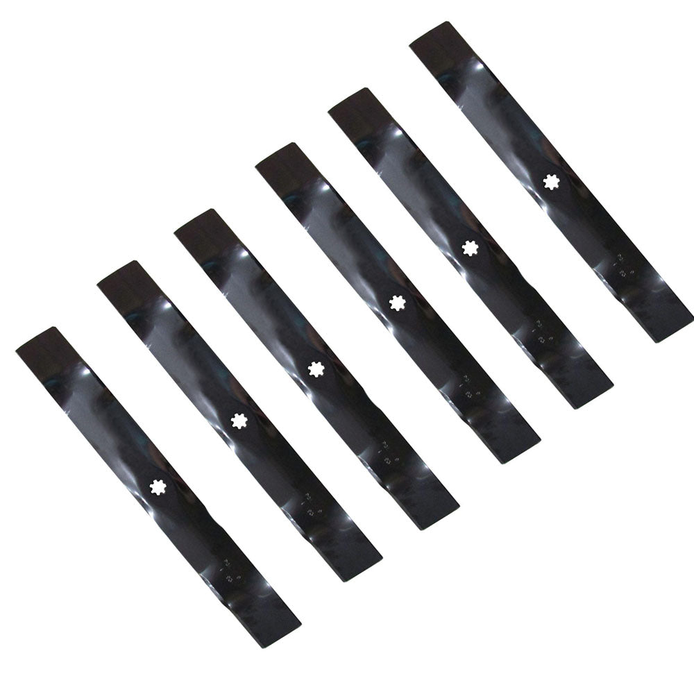 Qty. 6: Lawn Mower Blade  Fits John Deere Replaces AM137327