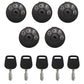 Qty 5: Ignition Switches with Keys Fits John Deere Replaces AM123426