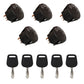 Qty 5: Ignition Switches with Keys Fits John Deere Replaces AM123426