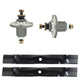 Blades & Spindles Kit Fits John Deere 42" Cut Mowers D100 D105 D110 D120 D130
