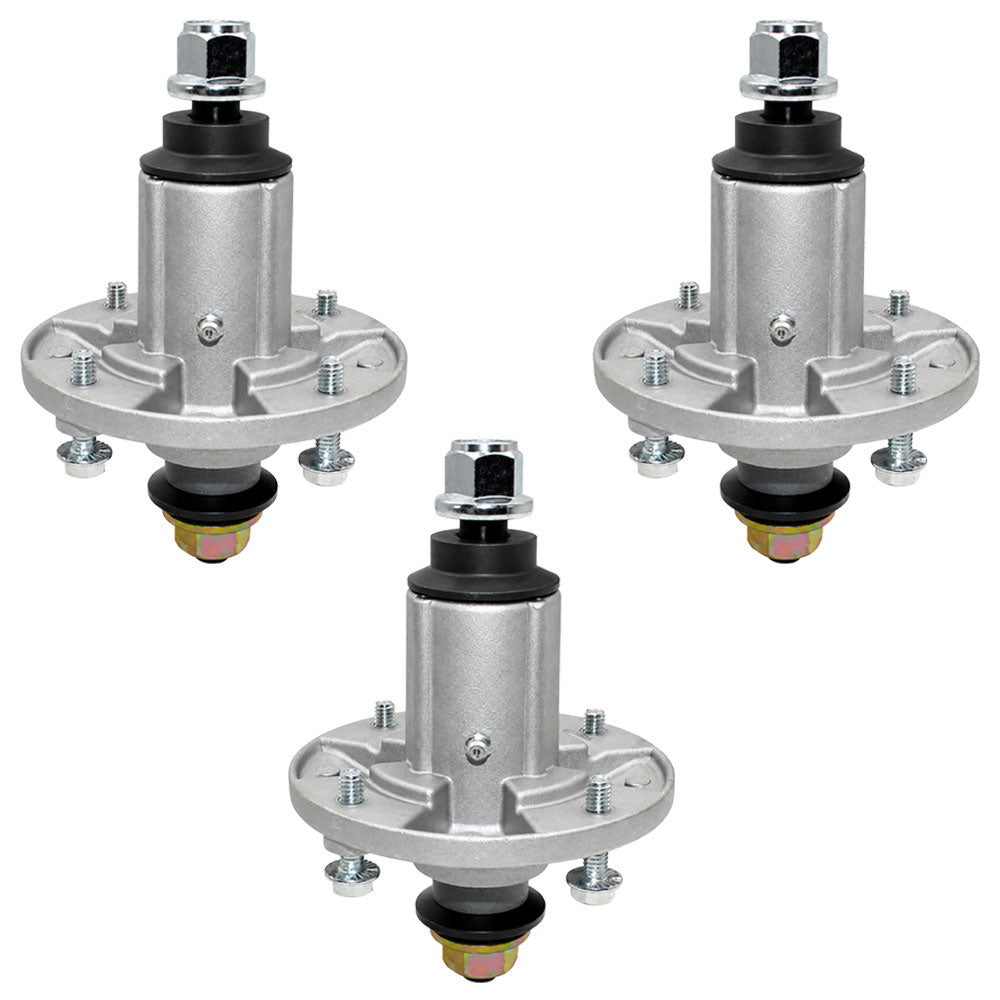 Qty 3: Spindle Assembly w/ Nut Fits John Deere Replaces AUC15811