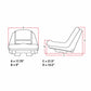 GY20496 Seat Fits John Deere Lawn Mower G110 L100 L105 L110 L118 L120 L130 L135