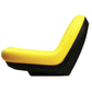 Lawn Tractor Seat High Back Yellow Fits John Deere G110 L130 GY21210 GY20496