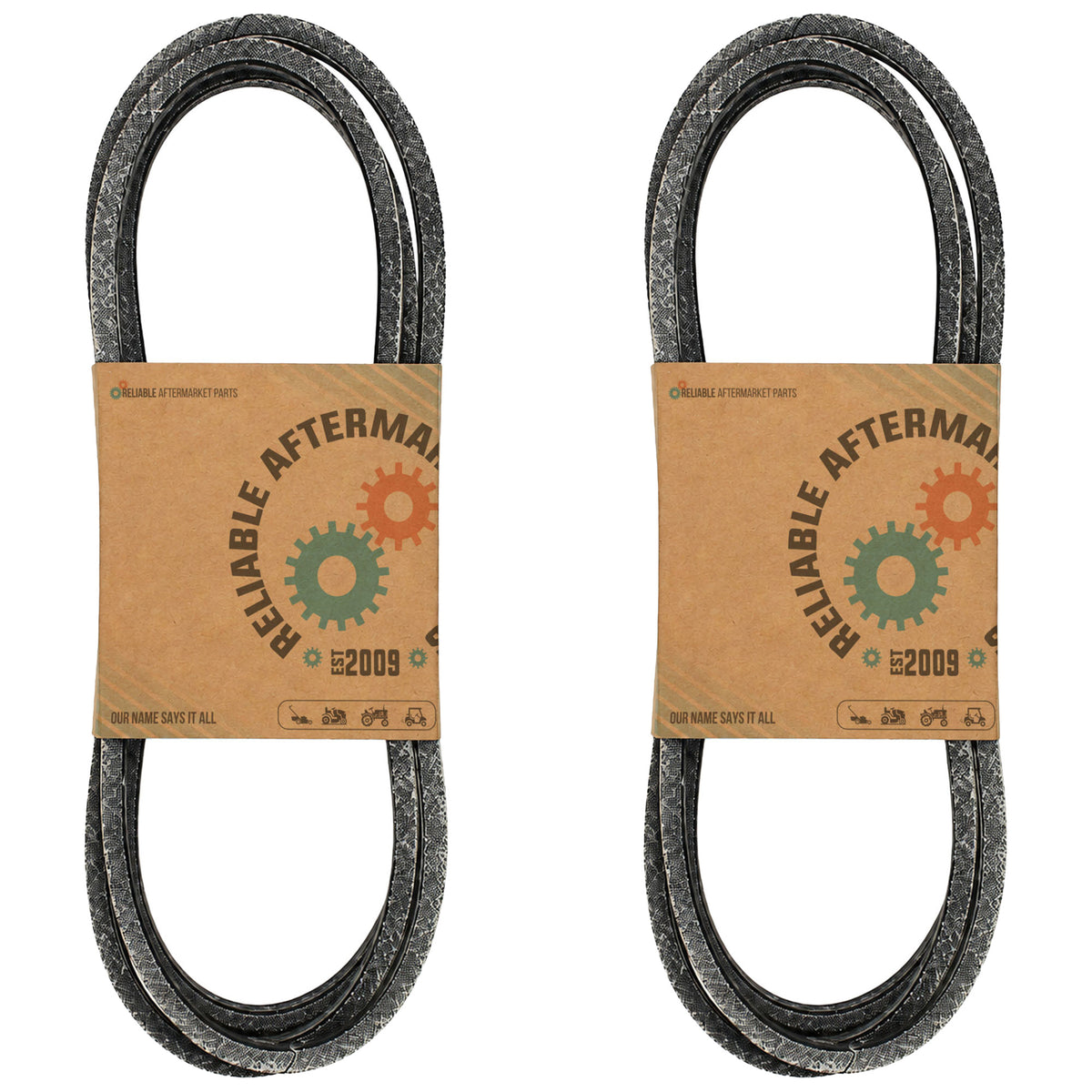 GX20072 GY20570 Two Replacement Belt Fits John Deere L100 Series