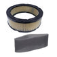 Air Filter & Pre-Filter Set Fits Gravely Replaces 21536400