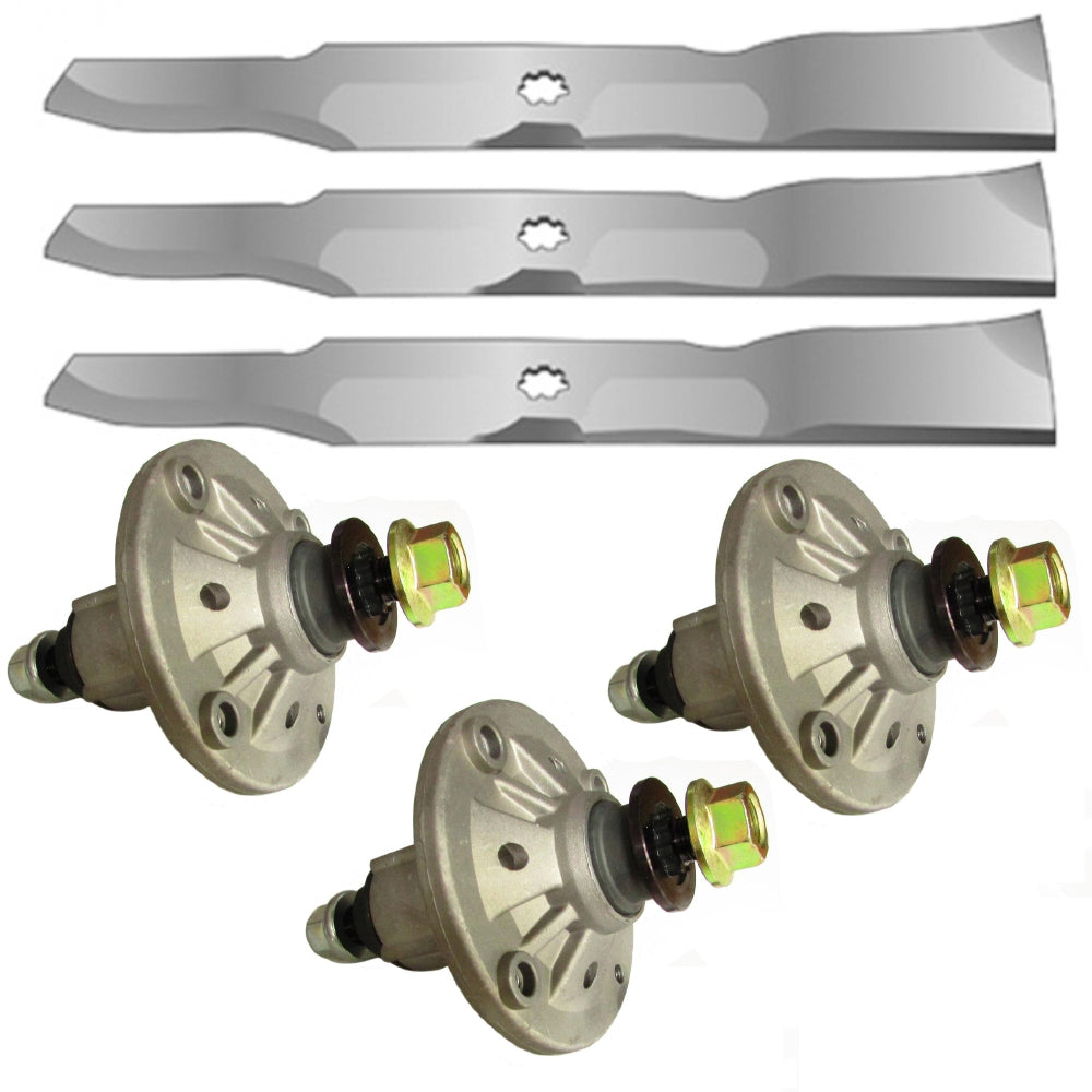 Mower Blade & Spindle Assembly Kit Fits John Deere Replaces A-B1JD6019