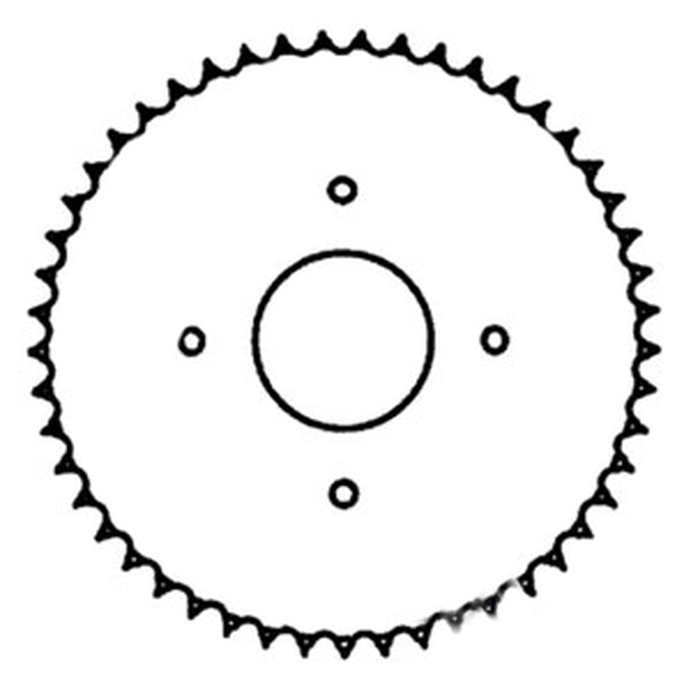 H100778 Straw Walker Driven Sprocket 49 Teeth Fits John Deere Combine 6620 +