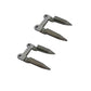 Qty 2: Double Grain Head Cutter Bar Guard Fits Massey Ferguson Replaces 134024