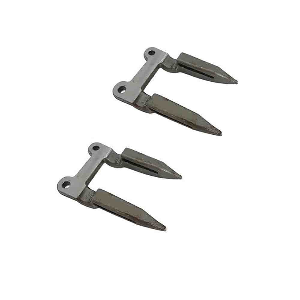 Qty 2: Double Grain Head Cutter Bar Guard Fits Massey Ferguson Replaces 134024