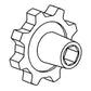 WN-H134603-PEX Sprocket, Return/Tailings, Upper OR Lower Fits John Deere CTS