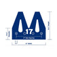 One New Aftermarket Replacement Course Tooth Double Sickle Section H163131