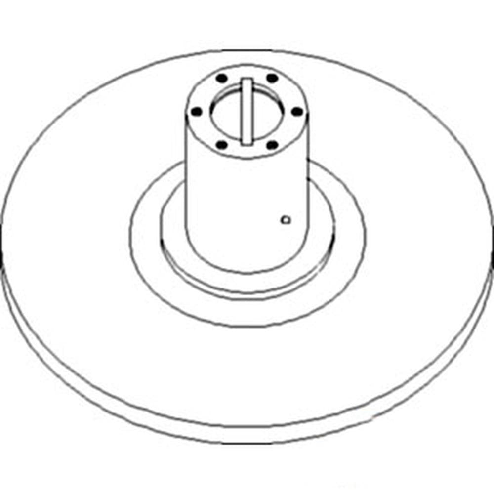A-H201579 Feeder House Inner Half Sheave - Fits John Deere Combines