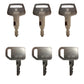 (6) Heavy Equipment Ignition Keys Fits John Deere Fits JD Excavator Loader Dozer
