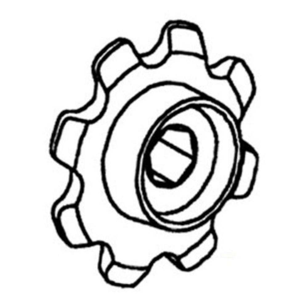 H85252 - Gathering Chain Sprocket Fits John Deere 40 and 90 series Cornheads