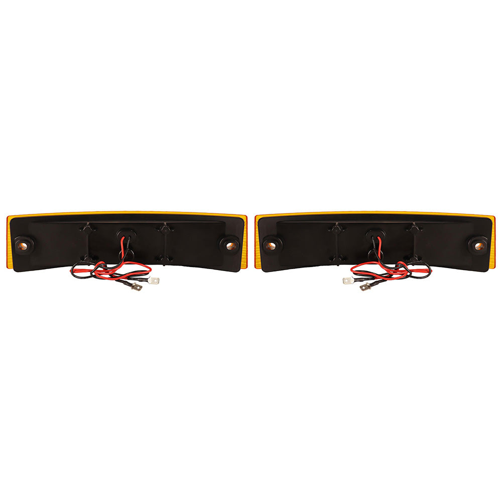 Amber LED Cab Warning Light Set Fits Case IH Tractors- (Pkg. of 2)
