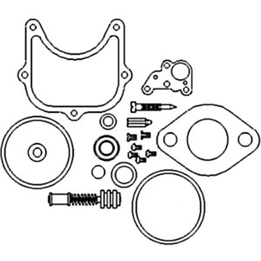 Carburetor Kit Fits Ford Tractor '65-up 2000 3000 4000 5000 2600 3600 4600