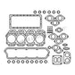 HGS172 Upper Head Gasket Set Fits Ford NH Tractor 800 900 4000