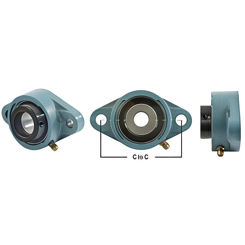 WGTZ8 Blue Flange Bearing Assembly For Universal Products