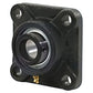 WGFZ20H Black 4-Bolt Flanged Bearing w Lock Collar for Universal Products
