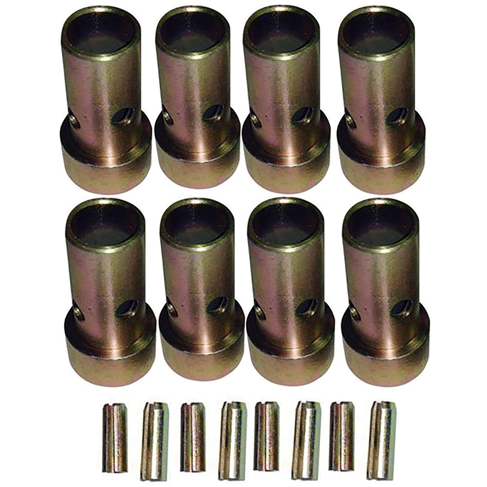 4 Fits CATegory II Quick Hitch Bushings & Roll Pins Kits - Fits CAT 2