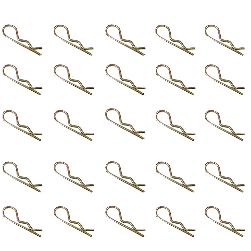 Twenty Five Hair Pin Clips 3/32" OD 1-3/16" L