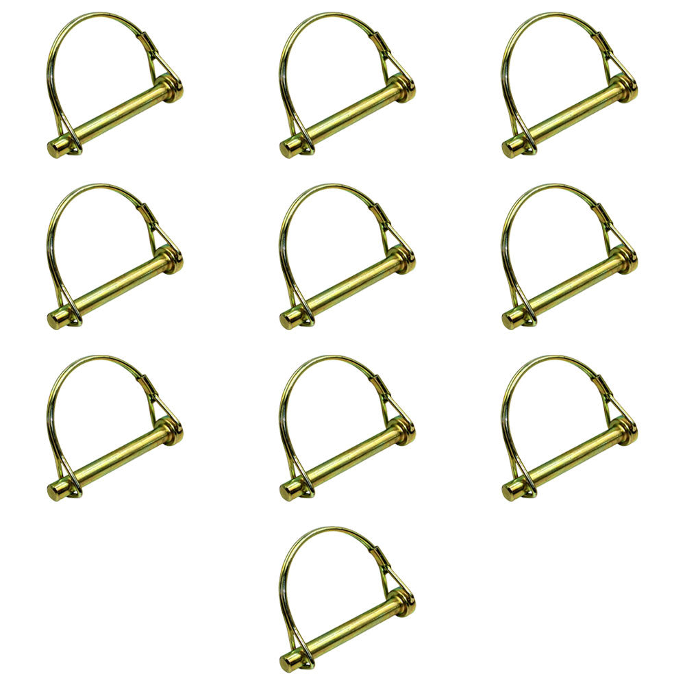 P516PTL PTO lock pin 5/16" diameter 2-5/8" useable length round handle Pk of 10