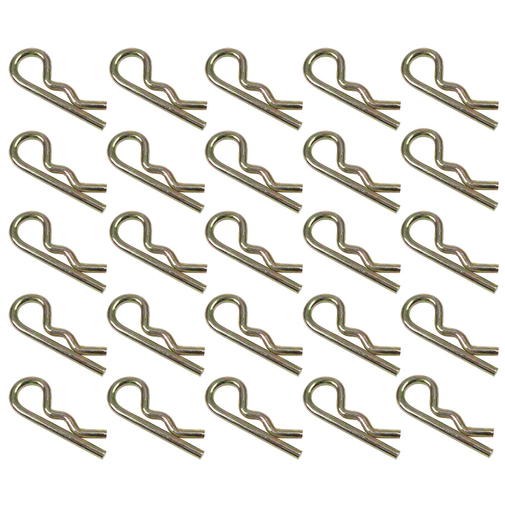 (25) 1/4 X 4-3/8 Inch Wire Hair Pin Clip for Farm Lawn and Garden Applications