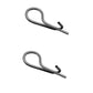 18516-10 Qty 2: Hood Pin / Hair Pin Clip - Twist Lock
 Fits Universal Products